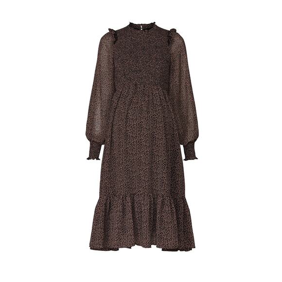 HATCH “The Lana” Black Printed Chiffon Dress - Picture 4 of 8